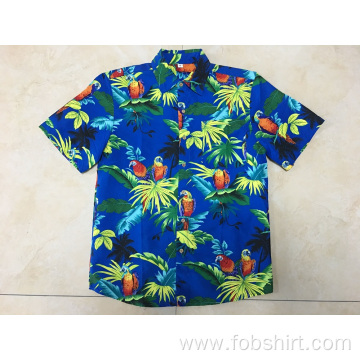 Custom Polyester printing hawaii shirt